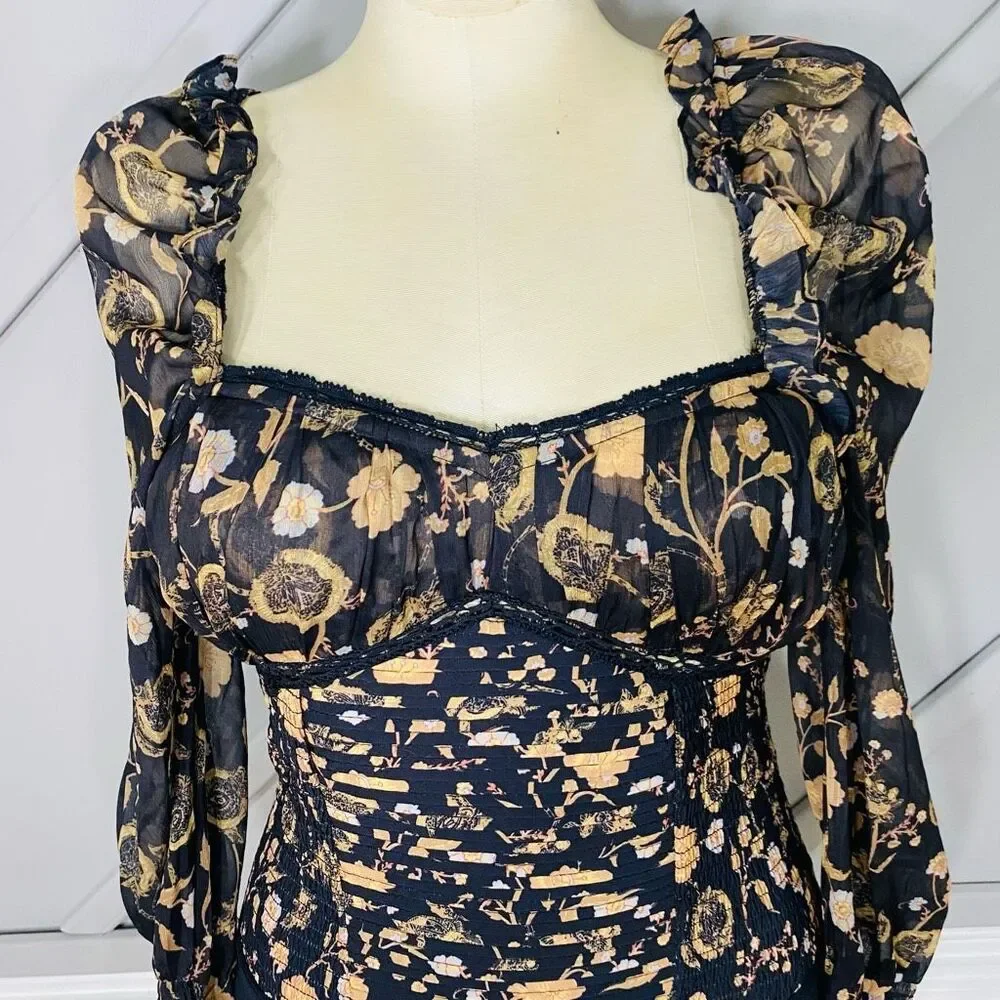 New Free People Intimately‎ Brunch Date Bodysuit Sweetheart Neckline Size S - Picture 6 of 15